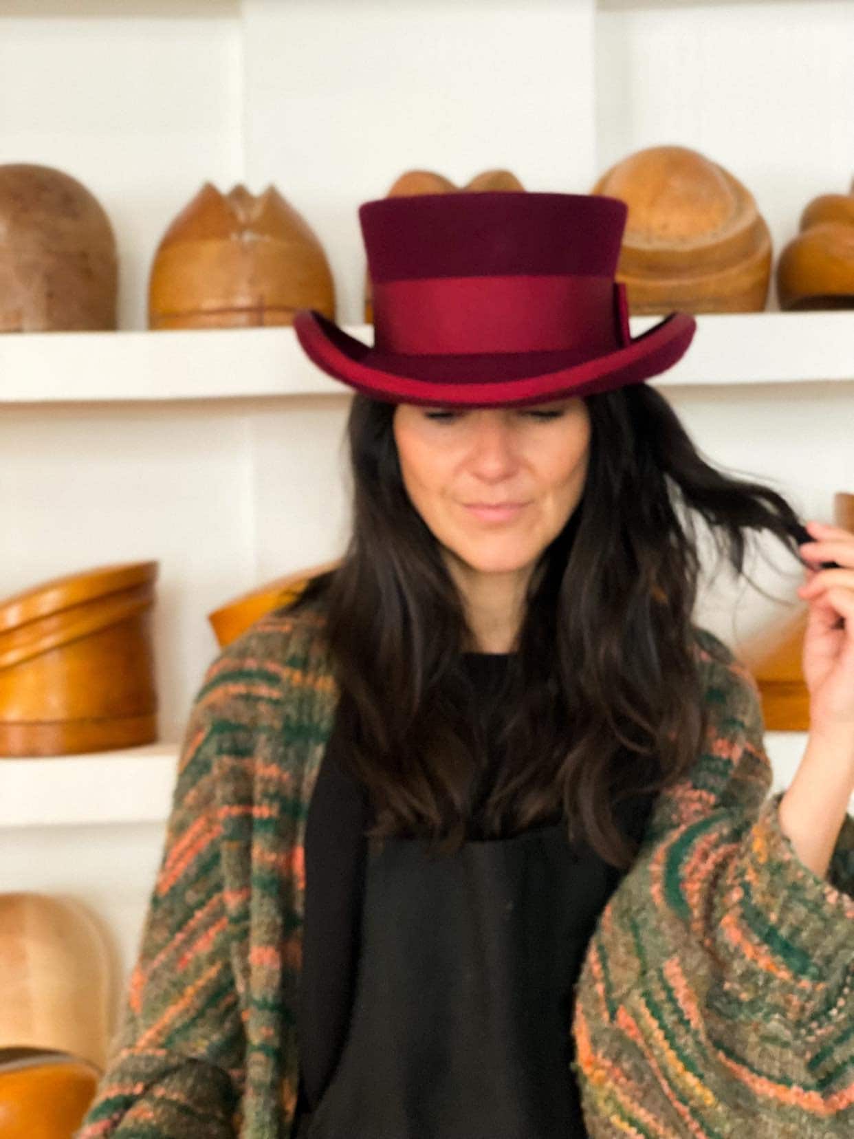 Low Top Hat, Short Top Hat, Wool Felt Hat, Women Men Hat  display picture 1