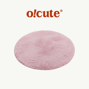 Large Felt Cat Bed Bowl – Cozy Cat Nest, Optional Fur Cushion Cotton Pink Cushion