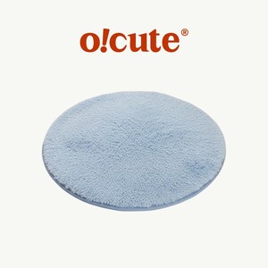 Large Felt Cat Bed Bowl – Cozy Cat Nest, Optional Fur Cushion Fluffy Blue Cushion
