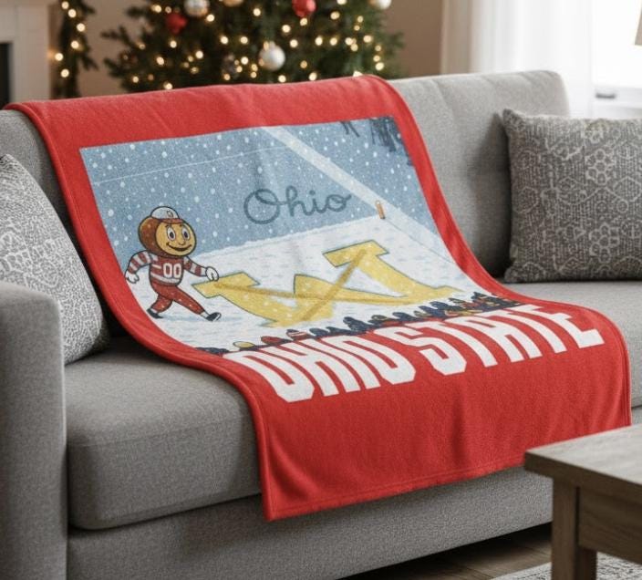 Ohio State University Muslin Blanket