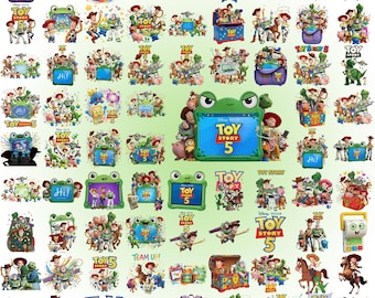 70+Story Friends Toys Watercolor Bundle,Toy Story 5 Characters Bundle PNG, Woody Buzz Jessie Digital Clipart, You’ve Got a Friend in Me png