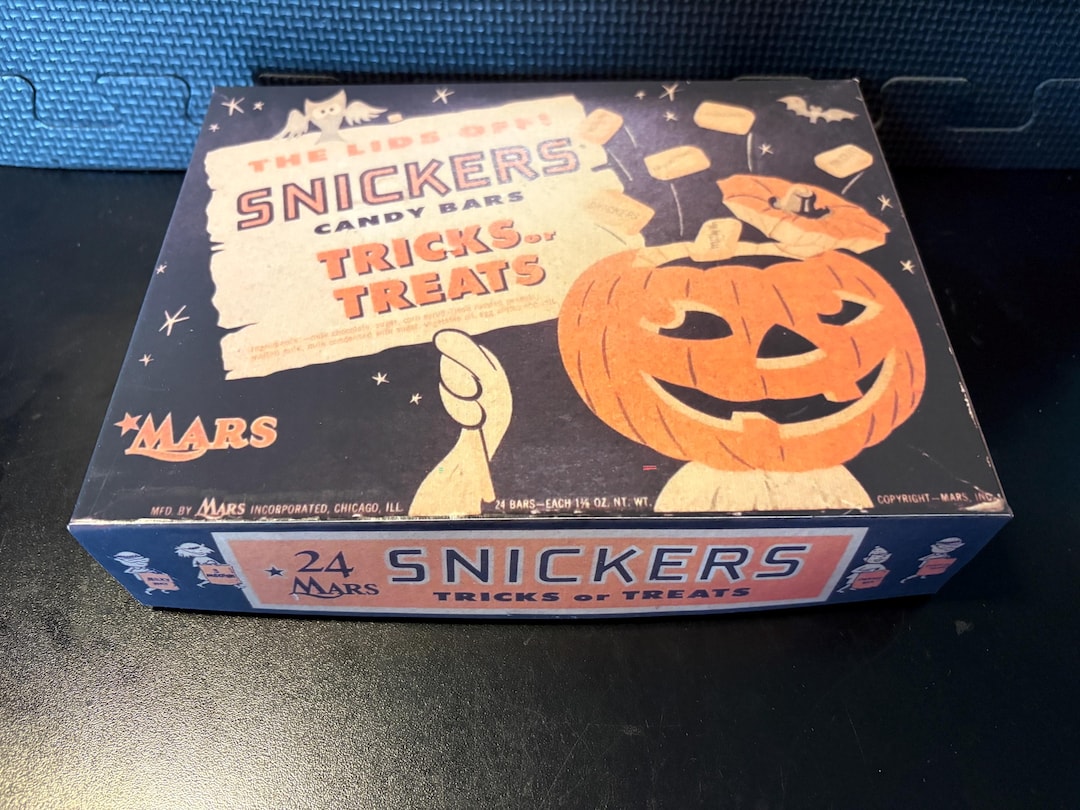1950's Snickers (halloween, Variation #3, Worn Finish on Matte) - Empty ...