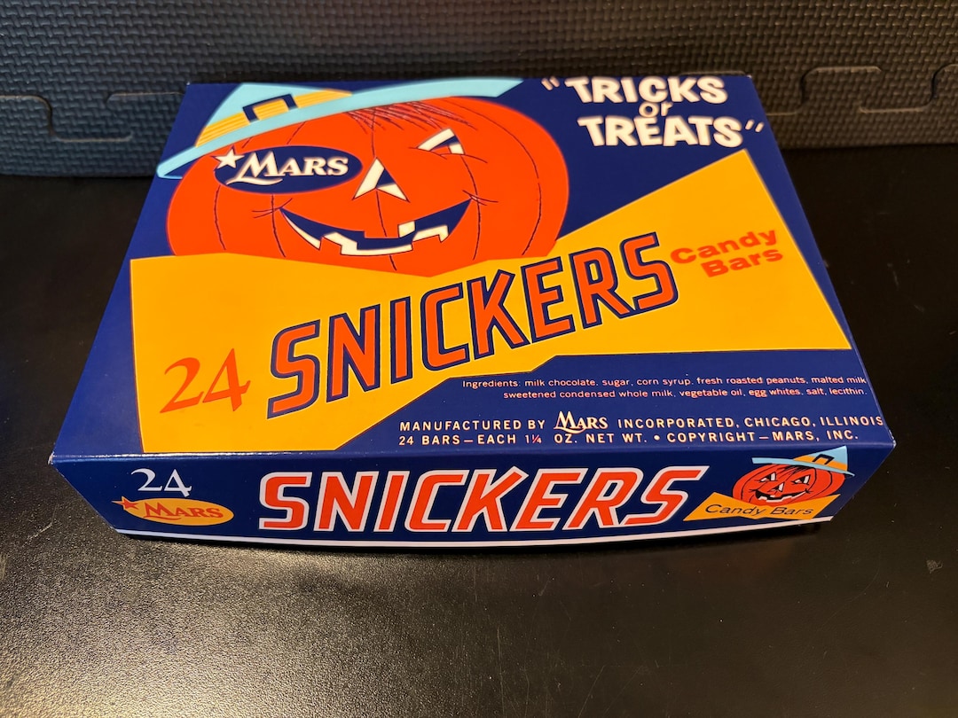 1950's Snickers (halloween, Variation #1, W/pirate) - Empty Custom ...