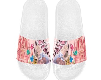 Slide Sandals Custom Sleeping Beauty Footwear Personalized