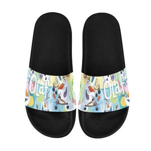 Sandalias personalizadas de Frozen Olaf Calzado personalizado imagen 4