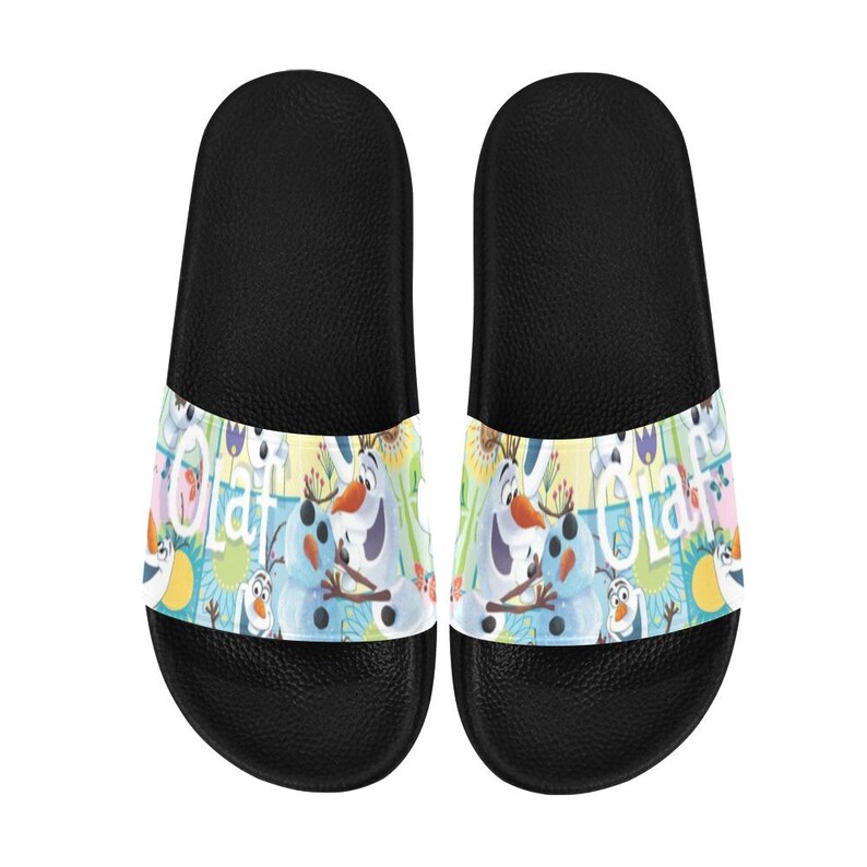 Sandalias personalizadas de Frozen Olaf Calzado personalizado imagen 4