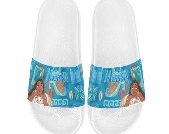 Slide Sandals Custom Moana Footwear Personalized