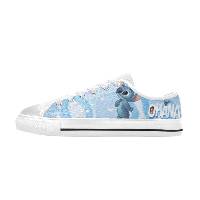 Lilo And Stitch Custom Shoes Painted Low Top Sneakers Custom Footwear image 6