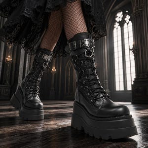 Y2k Wedge Boots - Etsy