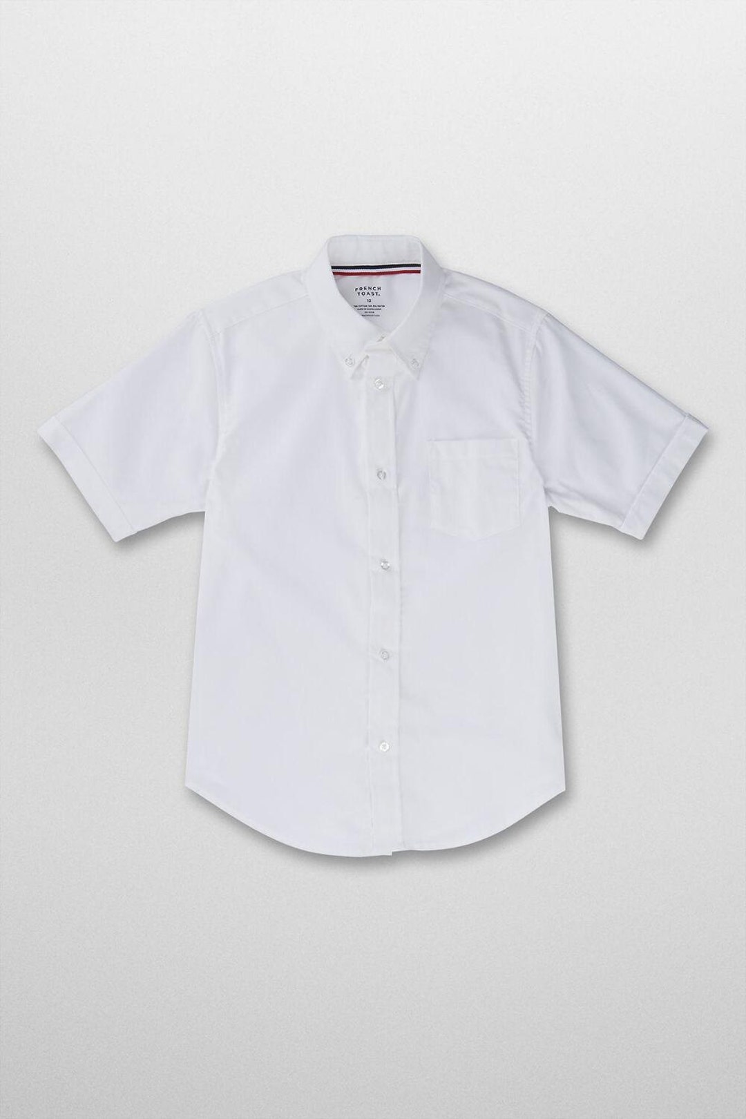 3t white button down shirt