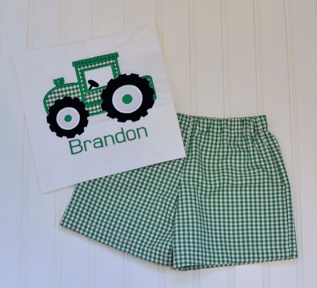 Boys Love Tractor Jogger Set