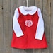 Baby Girl Corduroy Dress, Christmas red Jumper dress or jon jon romper, Add a Shirt or monogram with add on listing 