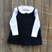 Baby Girl Navy Corduroy Dress, Christmas Jumper dress or jon jon romper, shirt or monogram available with add on 