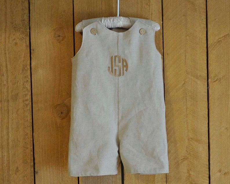 Beach Photos 3m,6m,9m,12m,18m,2t,3t Rustic Weddings Monogrammed Linen Shortall Longalls...Ringbearer