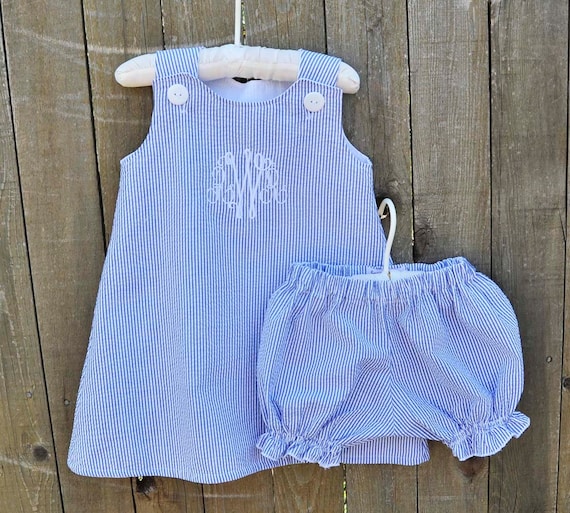 seersucker dress baby
