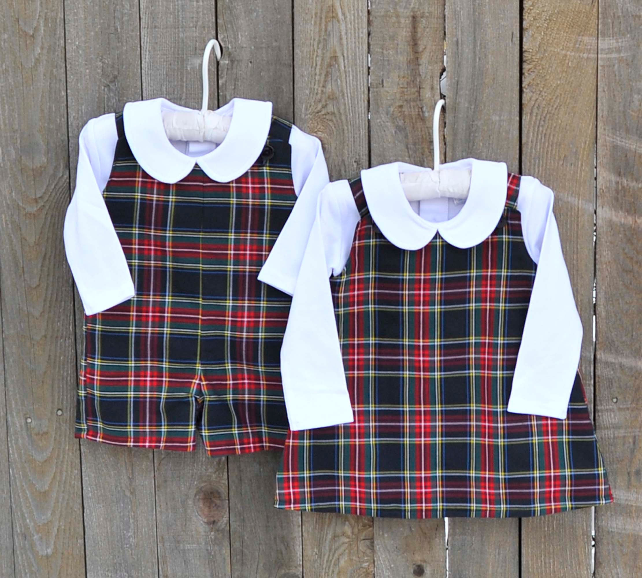sachin and babi light blue dress Plaid Baby Dresses