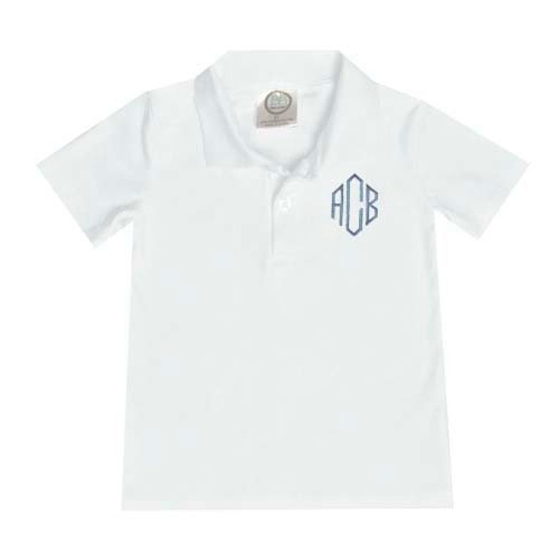 Custom polo shirt Baby boy Monogrammed Polo shirt Personalized Etsy