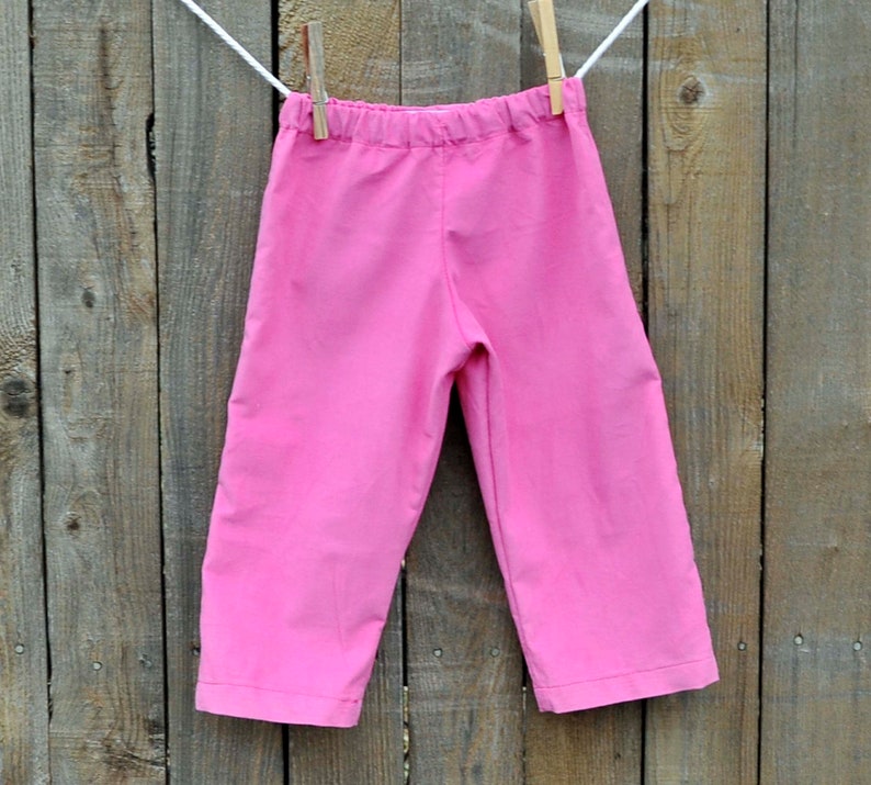 Red Corduroy Pants Girls and Boys pants, Brother sister matching Christmas outfit, 3m,6m,9m,12m,18m,2t,3t,4,5,6 image 6