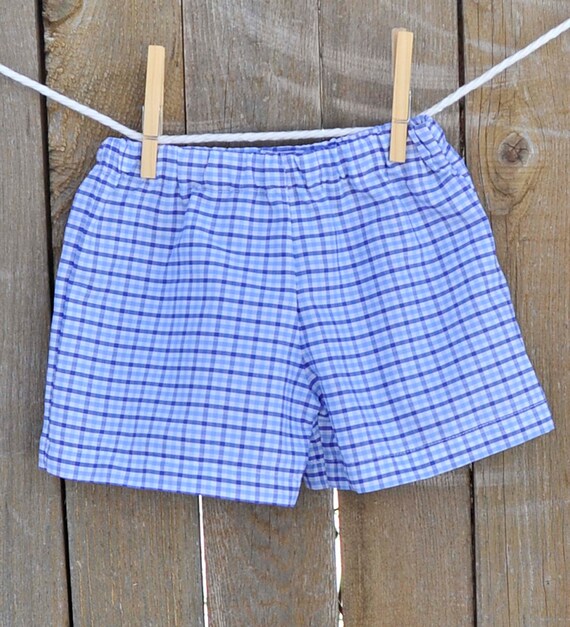 Plaid Short Checked Gingham Pants 