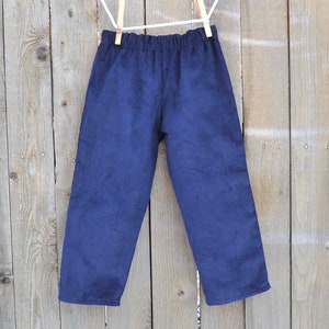Navy Corduroy Pants or shorts for boys and girls in many colors, Sibling matching outfits for school Christmas