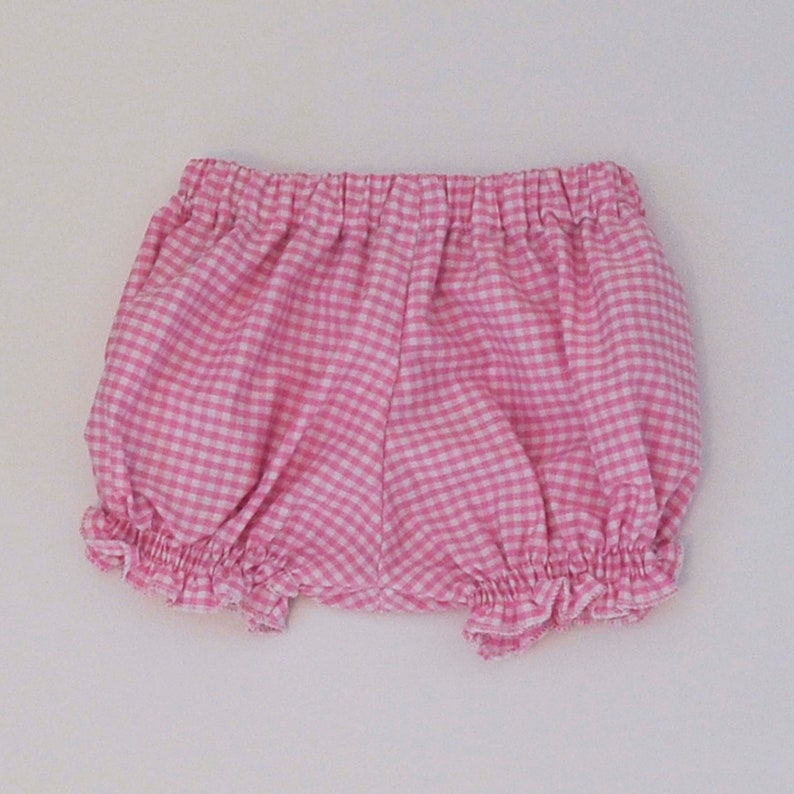 Gingham Baby Bloomers Pink Baby Bloomers Toddler Bloomers Etsy