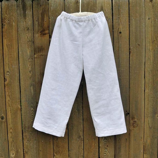 Boys Linen Pants Etsy