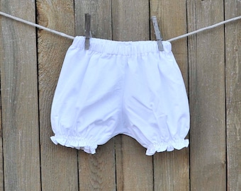 Baby Bloomers, Cotton Diaper Cover, Toddler Bloomers, 3m, 6m, 9m, 12m, 18m, 2t, 3t