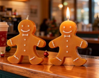 Gingerbread candle - Chirtsmas gift