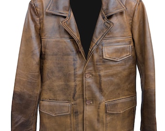 Randolph Scott Man In The Saddle Leather Jacket