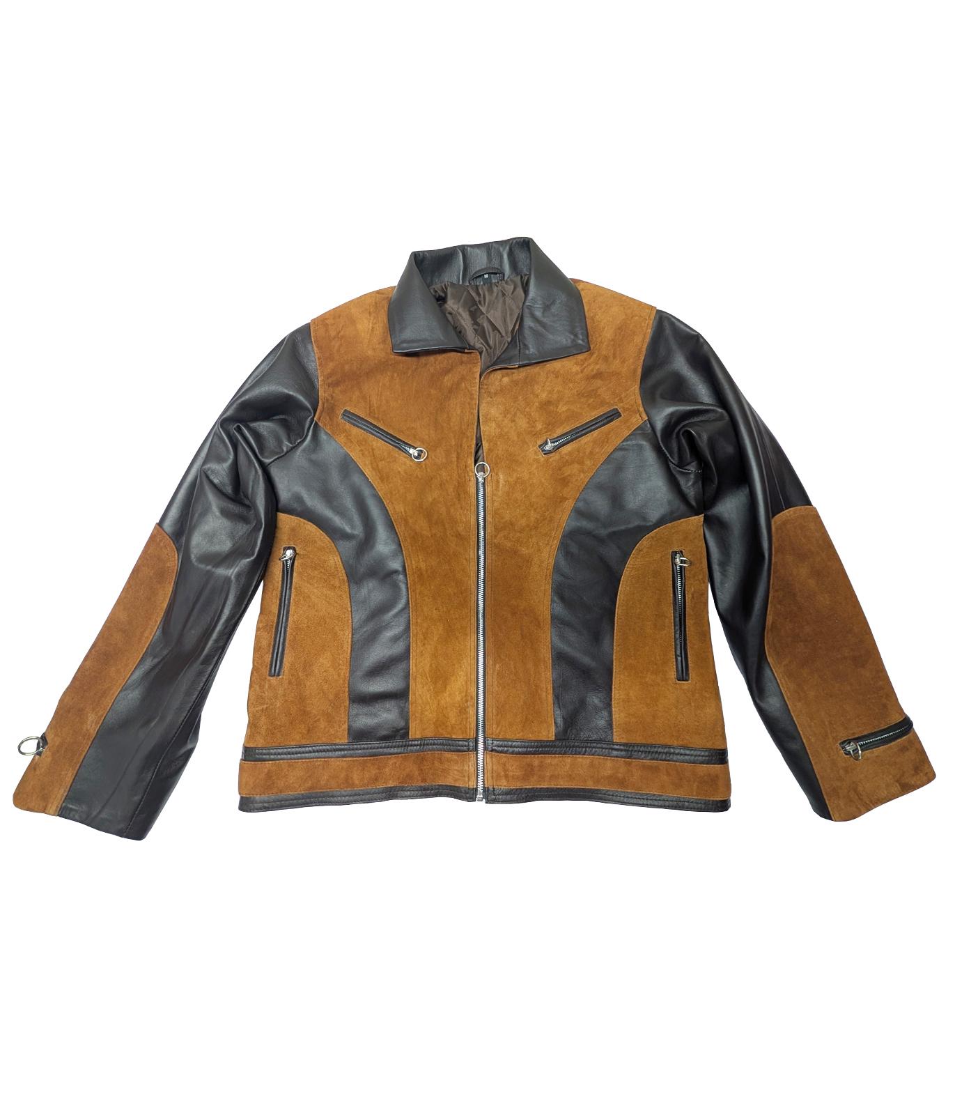 Handmade Al Green Let's Stay Together Vintage Brown Suede Leather