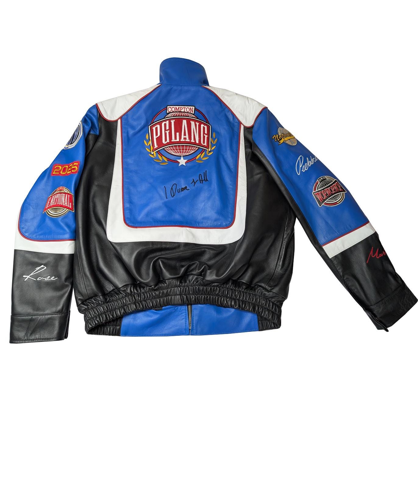 Kendrick Lamar Super Bowl Gloria PG Blue Leather Jacket - Etsy