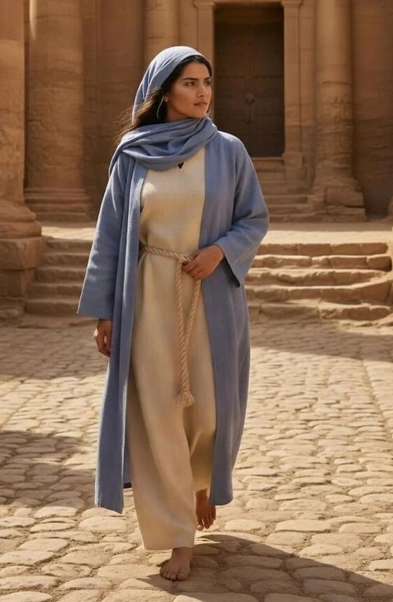 Mary Magdalene Biblical Costume, Holy Land Jesus Era Robe, Religious ...