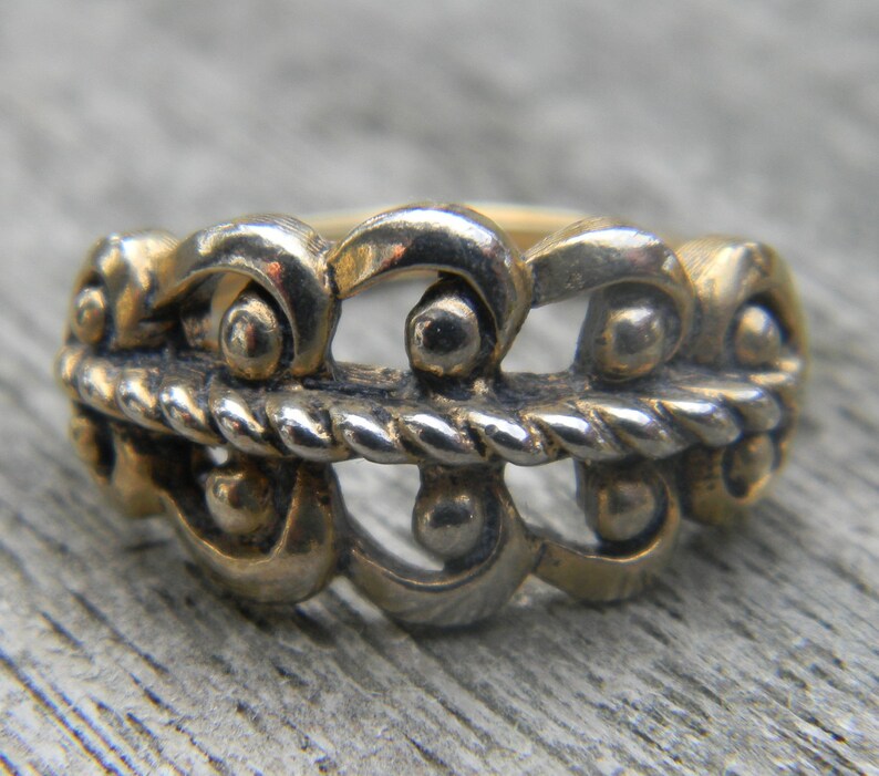 Vintage Avon Gold Tone Ring | Etsy