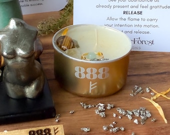 Hechizo de abundancia, vela de abundancia, hechizo de abundancia para la buena suerte, velas de prosperidad, vela de dinero, abundancia, regalo para recuperarse