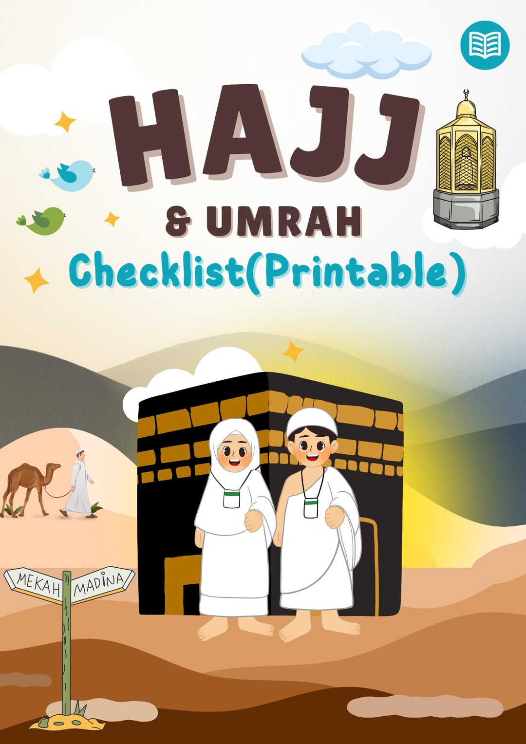 Hajj & Umrah Checklist Planner, Islamic Travel Guide (PDF Download) - Etsy