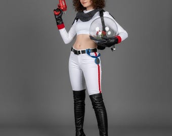 Fallout Nuka Girl Cosplay Costume | Classic Vault-Tec Space Outfit