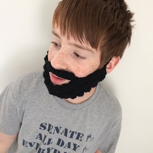 Black Crocheted Beard