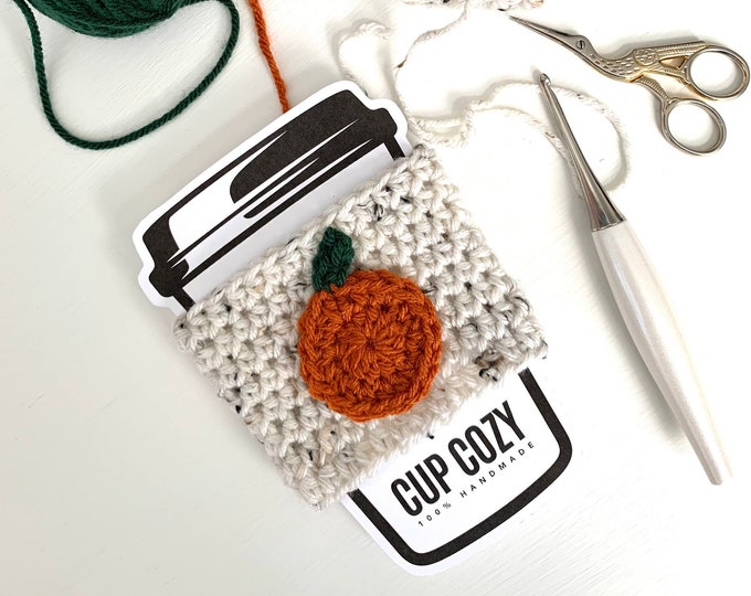 Pumpkin Coffee Cozy