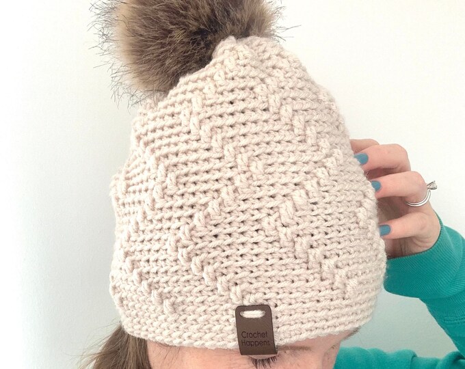 Crocheted Womens Winter Hat