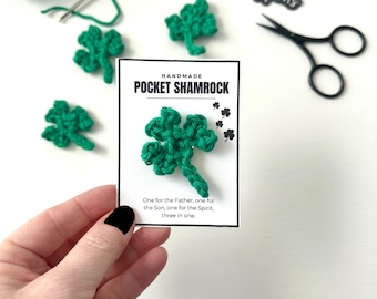 Pocket Shamrock - Small Chritian St Patrick’s Day Gift