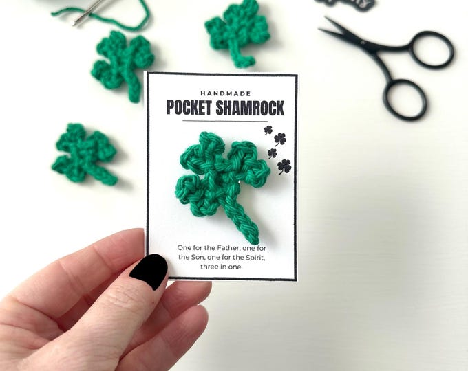Pocket Shamrock - Small Chritian St Patrick’s Day Gift