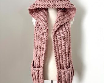 Hooded Pocket Scarf