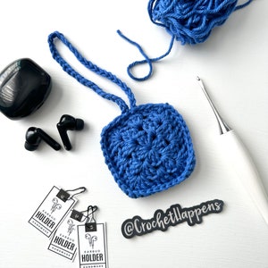 Crochet Earbud Holder, Earbud Case, Small Pouch