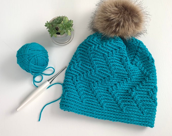 Crocheted Women's Winter Hat