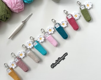 Daisy Lip Balm Keychain