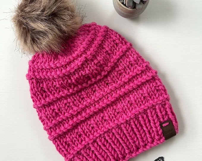 Women’s Winter Hat, Chunky Knit Hat