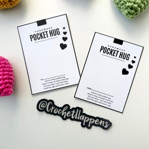 Pocket Hug, Crocheted Heart, Small Gift image 6