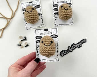 Poche de pomme de terre, pomme de terre au crochet, pomme de terre de soutien émotionnel