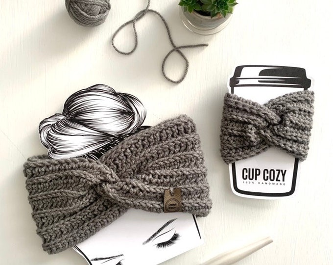 Ear Warmer Set, Coffee Lovers Gift Set