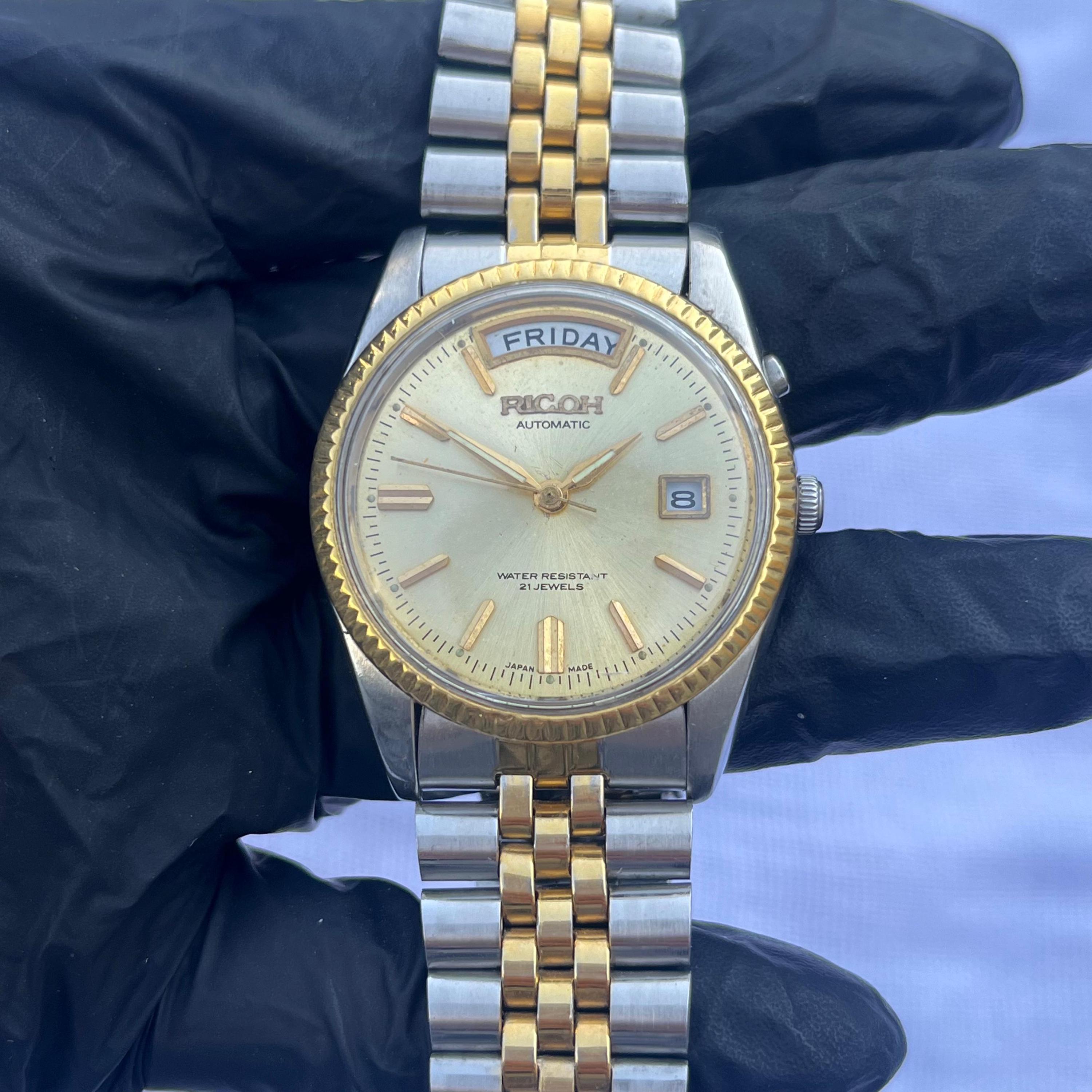 Gold ricoh watch - Etsy 日本
